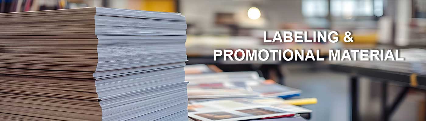 LABELING - PROMOTIONAL MATERIAL